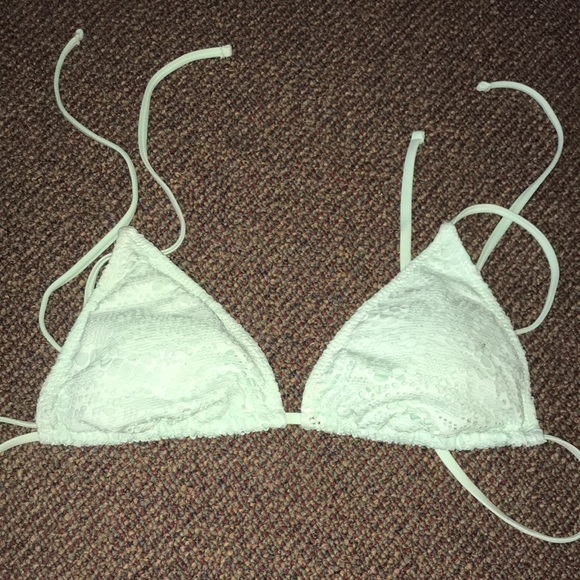 fun teal triangle bikini top - Picture 1 of 3